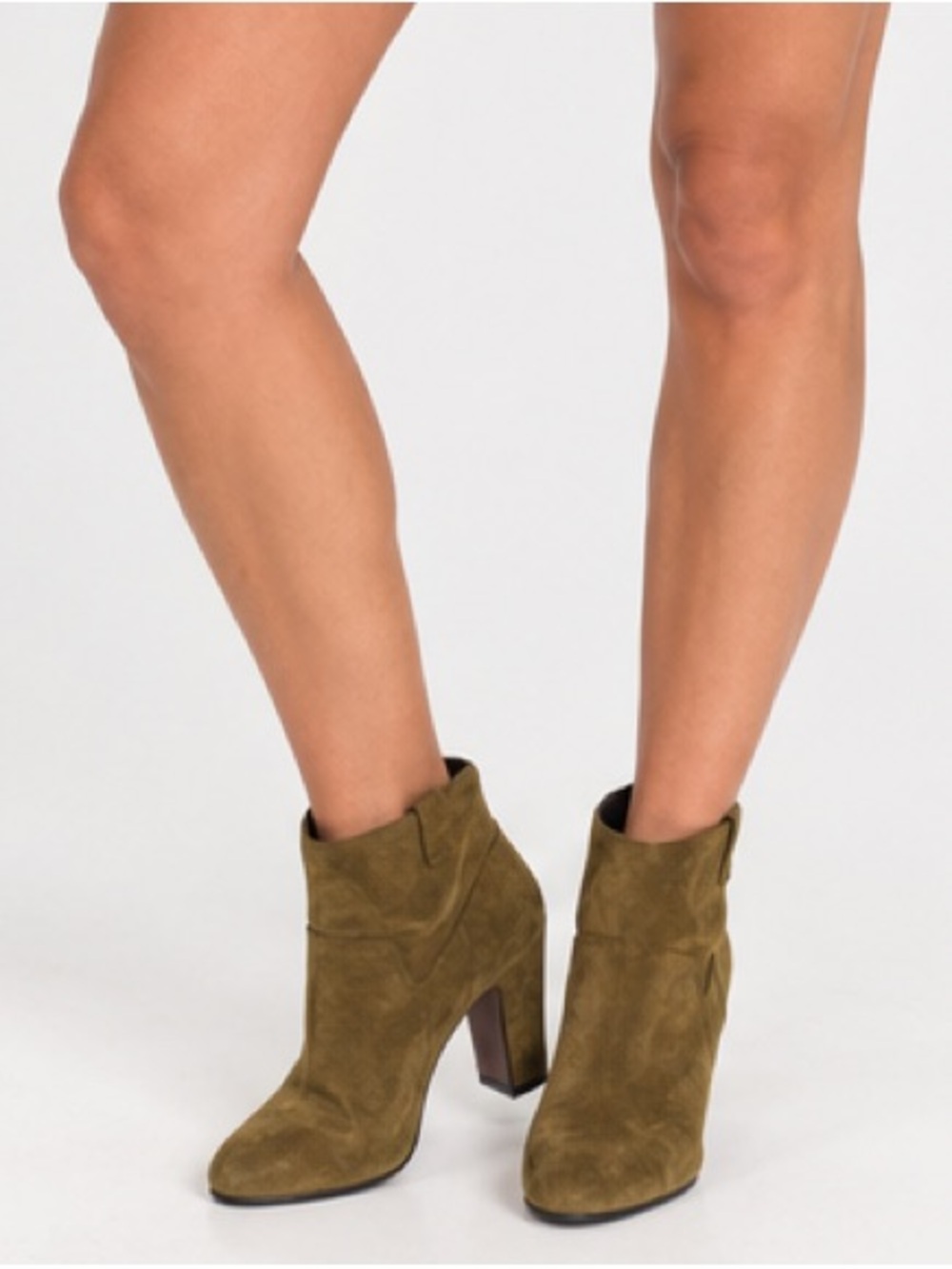 Club Monaco genuine suede ankle booties NEW